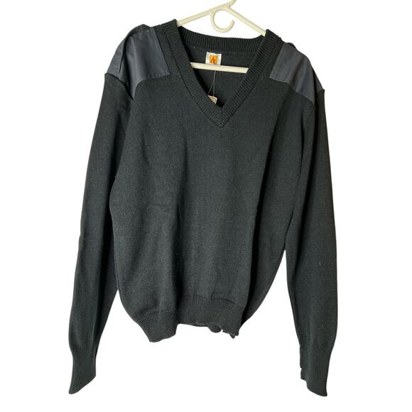 NWT Vintage A+ Men's Commando Military School Knit Uniform Sweater Size XL - Picture 1 of 7
